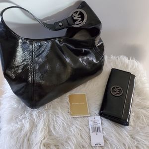 MK Fulton Large Slouchy Shoulder Bag with Wallet